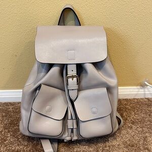 Neutral Light Purple Backpack with Front Pockets - brought at Nordstrom